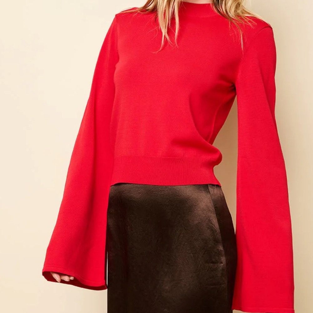 NWT Solid & Striped Red Long Sleeve Sweater